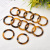 Resin Button Amber Circle Large Buttons Windbreaker Swimsuit Clothing Connection Buckle Factory Direct Sales