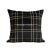 Velvet plaid embroidery light luxury pillow French American style by the bag European neo-classical Nordic model room sofa backrest