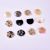 High-End Overcoat Special-Shaped Button Printed round Button Multi-Shape Multi-Style Quartz Sand Nature Series Mixed