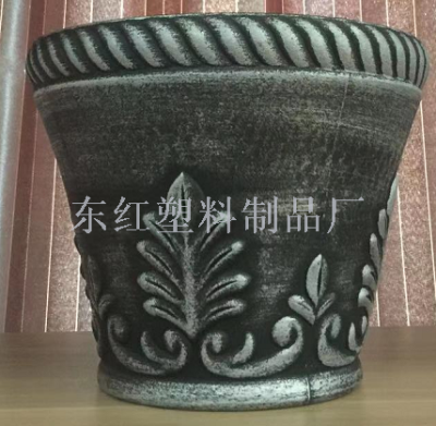 7203S plastic flowerpot basin imitation pottery flowerpot anti-cement flowerpot craft flowerpot