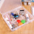 KM 6362 transparent, detachable and free compartmentalized plastic jewelry box, hand box, storage box, earring jewelry box