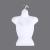 Factory Direct Sales Women's Half-Body Model Props Chest Plate Hanging Plate Plastic Pajamas Dress Hanger Model Chest Plate