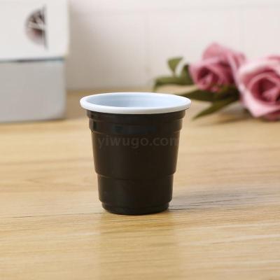 Colorful Color Matching Disposable Water Cup Drink Cup Juice Cup Food Grade Pp Material for Outdoor Barbecue BBQ