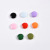 New Resin Button Dark Eye Bread Buckle Colorful Dark Eye Steamed Bread Buckle Children Adult Universal Button Wholesale