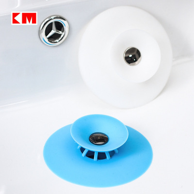 7044 water basin silicone floor drain plug-in tapping water plug-in sink toilet sink floor drain deodorant tapping suction cup kitchen style