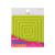 KM 1202 simple coasters, bowl MATS, heat insulation pads, silicone anti-skid household anti-ironing pads, creative and fashionable square coasters