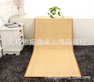 Factory Direct Sales Extra Fine 2.5 Bamboo Silk Summer Mat Student Upper and Lower Bunk Single Double Kindergarten Pillow Sheet Summer Pillow