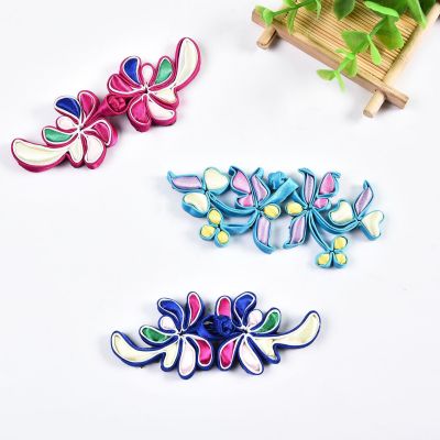 Factory Direct Sales Handmade Cheongsam Cloth Cover Long Tail Butterfly Handmade Buttonhole Loop Cheongsam Tang Suit Decorative Plate Buckle