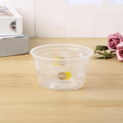 Suxian Station Customized Disposable Take out Bowl to-Go Box Pasta Soup Bowl Lunch Box Transparent Plastic Bowl Factory Direct Sales