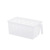 Plastic storage basket with handle kitchen storage basket desktop storage basket