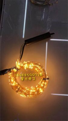Led Timbo Copper Wire Lighting Chain Christmas Festival 2M 200 Lights Amazon Hot Selling Decorative Copper Wire Lamp Horse Tail Light