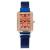New ladies diamond-encrusted square watch magnet stone mesh belt fashion watches milan wear lazy watches