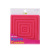 KM 1202 simple coasters, bowl MATS, heat insulation pads, silicone anti-skid household anti-ironing pads, creative and fashionable square coasters