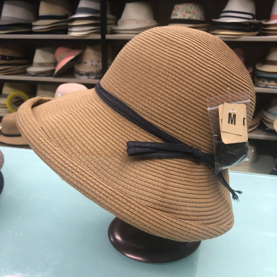 Hepburn Style Sun Hat Women's Retro Foldable Basin Hat Artistic Fisherman Hat Simple Sun Hat Casual Summer Hat