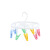 KM 1132 oval 8 head drying rack clothespin plastic underwear and socks clothespin small clip small clothing clip