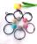Korean hot style hair Hoop candy color girl Simple Personality round ball with drilling rubber band hair ring hair rope female hair tie rope