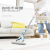 Sponge mop household clean hand wash lazy person glue cotton mop water absorption on the folding squeeze mop magic devic