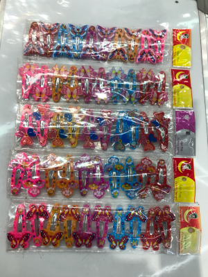 Plastic Printed Barrettes