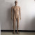 Model Plastic Male Model Factory Direct Sales Makeup Head Bald Plastic Male Model Clothing Window Display