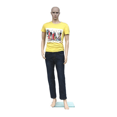 Plastic Model Clothing Display Props Skin Color Male Model Clothing Store Display Stand Dummy Male Mannequin Factory Direct Sales