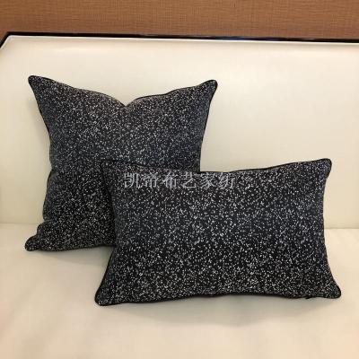 European-style light luxury style pillow cushion cover sofa office backrest model bed cushion manufacturers direct sales