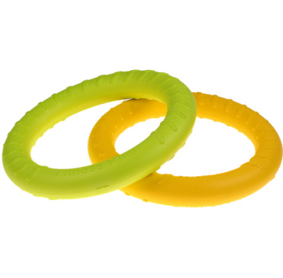 Premium Eva Pet Pull Ring Frisbee Golden Retriever Tooth Cleaning Gnawing Toy German Shepherd Interactive Toy Pet Dog Toy