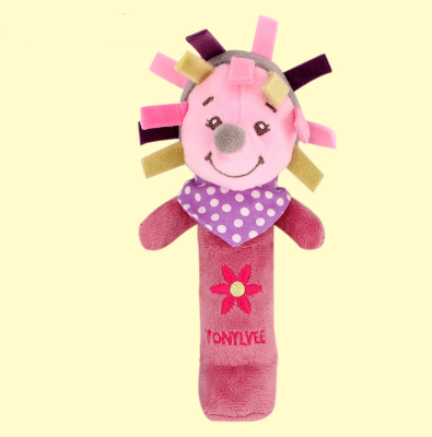 Happy Sister Plush Toy Doll Doll Animal Hand Stick Baby Stick