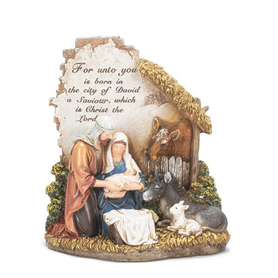 Manger Jesus Placed Christmas and Nativity Scene Figurine
