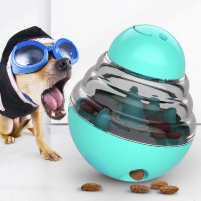 Amazon European Japanese Manufacturers Dog Educational Pet Toys Fun Tumbler Food Dropping Ball for Cats and Dogs