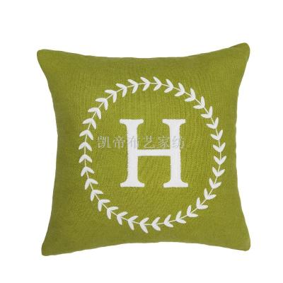 New Nordic letters pillow case pillow as cover simple modern sofa office bedside backrest between the sample pillow