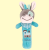 Happy Sister Plush Toy Doll Doll Animal Hand Stick Baby Stick