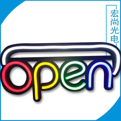 PRIME OPEN LED neon sign, soft light with color sign