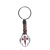 Red Cross leather keyring pendant ring jewelry religious tourism gifts