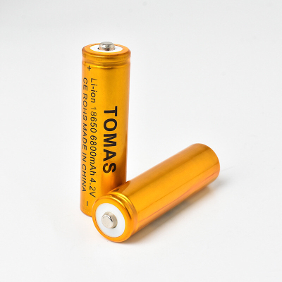 18650 Gold Tomas High Capacity Rechargeable Battery