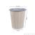 Factory Direct Sales round Rattan Hollow Trash Can Plastic Wastebasket Home Office without Cover Sundries Storage Bucket