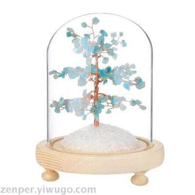 Lucky Gifts Handmade Fortune Naturtal Stone Amazonite Tree 