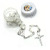 Bottled plastic millet beads rosary cross necklace checking bent - needle religious jewelry 21.5 g