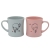 W14-8208 Creative Simple Cartoon Couple Cup Plastic Toothbrush Cup Home Travel Plastic Cup