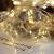 Manufacturers direct 100 warm light star lamp string festive decoration star shape three-dimensional transparent copper wire lamp