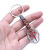 Red Cross leather keyring pendant ring jewelry religious tourism gifts