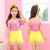 2020 new children swimsuit girl Korean version of the one-piece dress in the middle child swimsuit princess students swimsuit factory wholesale