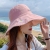 Small Daisy Fisherman Summer Sun Mask Korean version of the Tide Joker double-sided Sunblock Hat large Sun Block hat