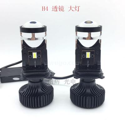 H4 near and far light integrated double light with lens super bright car led big light bulb strong motorcycle headlight