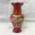 8-inch buddhist sacrificial vase red ceramic vase wedding decoration vase guanyin vase temple offering Buddha vase