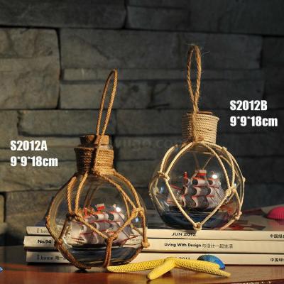 (Also a Reference rope Glass Condole Bottle Mediterranean-style household Pendant Bar Wedding decoration s2012/2004
