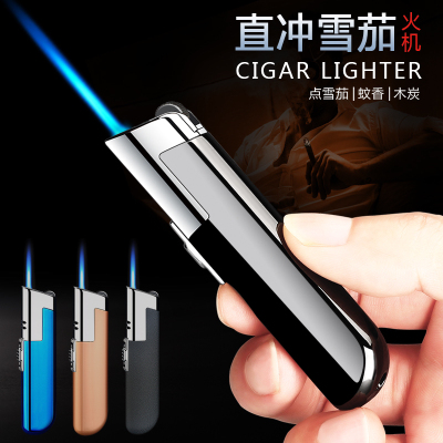 The factory direct strip straight into The windproof lighter small welding gun spray gun moire lighting cigars outdoors