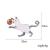 Korean version of the Creative Best -selling New alloy Drip oil Cat Brooch simple fashion personality animal accessories collar pins