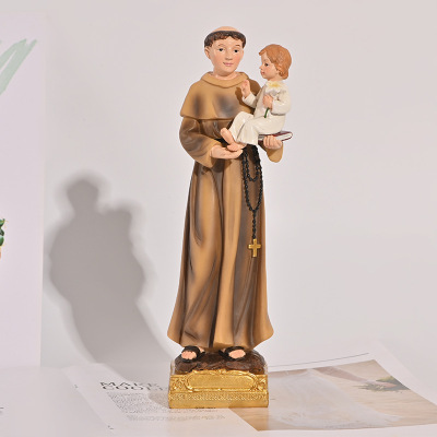 Resin arts and crafts Christian father hand to the infant figure sculpture home decoration manufacturers direct customized wholesale