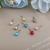 Cross-border new accessories fashion accessories small fresh small bean nail diy trend simple earring manufacturers 