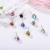  Korea style new style simple wind earrings acrylic set of earrings color diamond earrings a hair replacement
